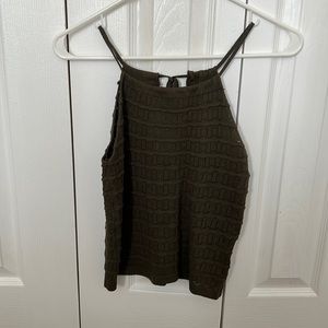 Size M Army Green Shein crop top